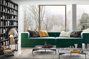 Компактный бескаркасный диван Драм для сна в гостиную 